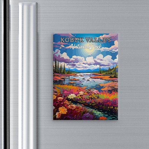 Kobuk Valley National Park Magnet - Pop Art-Inspired Classic Keepsake Collection - My Nature Book Adventures