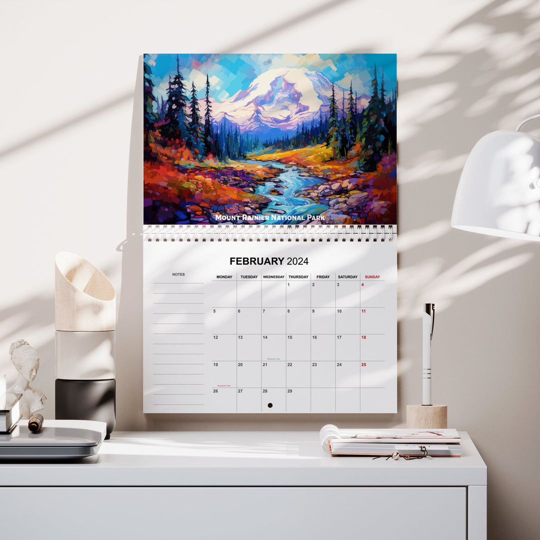 2025 Pop Art National Parks Calendar: Your Year, Colorfully Unscripted - My Nature Book Adventures