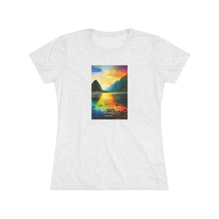 American Samoa National Park Women's Triblend Tee - My Nature Book Adventures