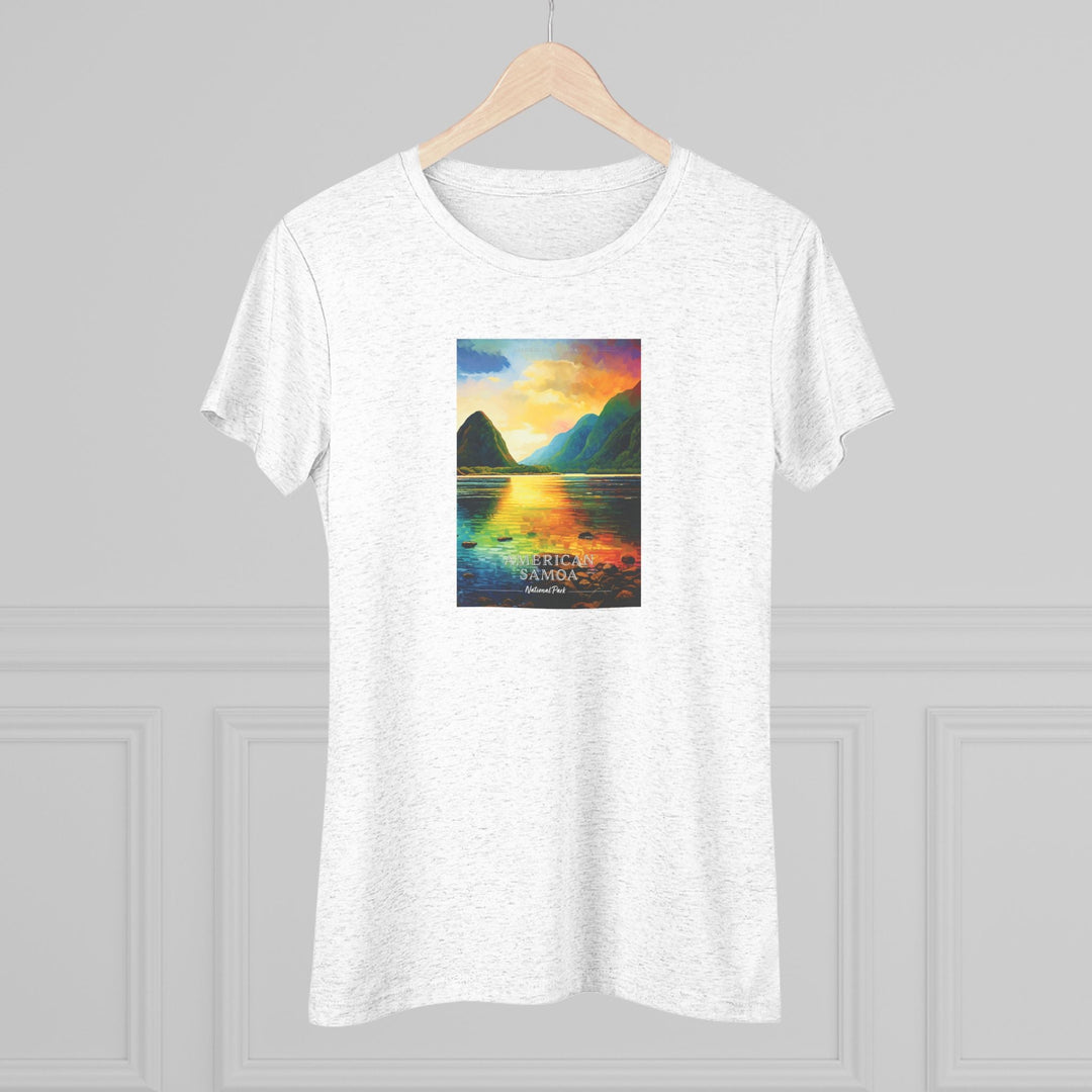 American Samoa National Park Women's Triblend Tee - My Nature Book Adventures