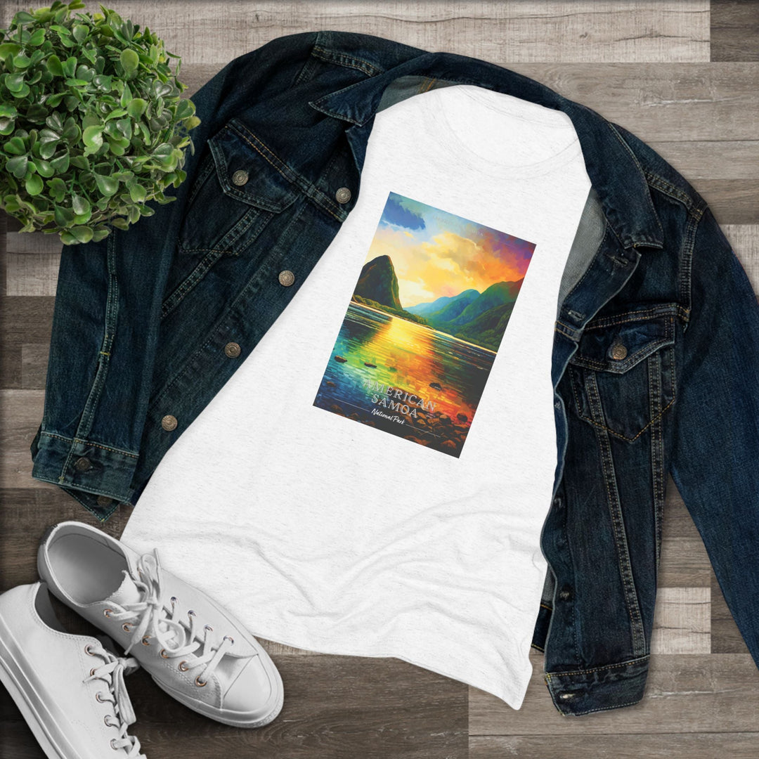 American Samoa National Park Women's Triblend Tee - My Nature Book Adventures