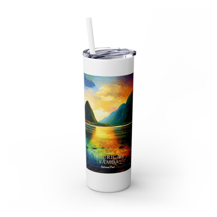 American Samoa Skinny Tumbler, 20oz - My Nature Book Adventures