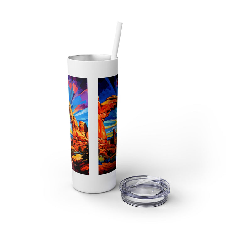 Arches National Park Skinny Tumbler, 20oz - My Nature Book Adventures