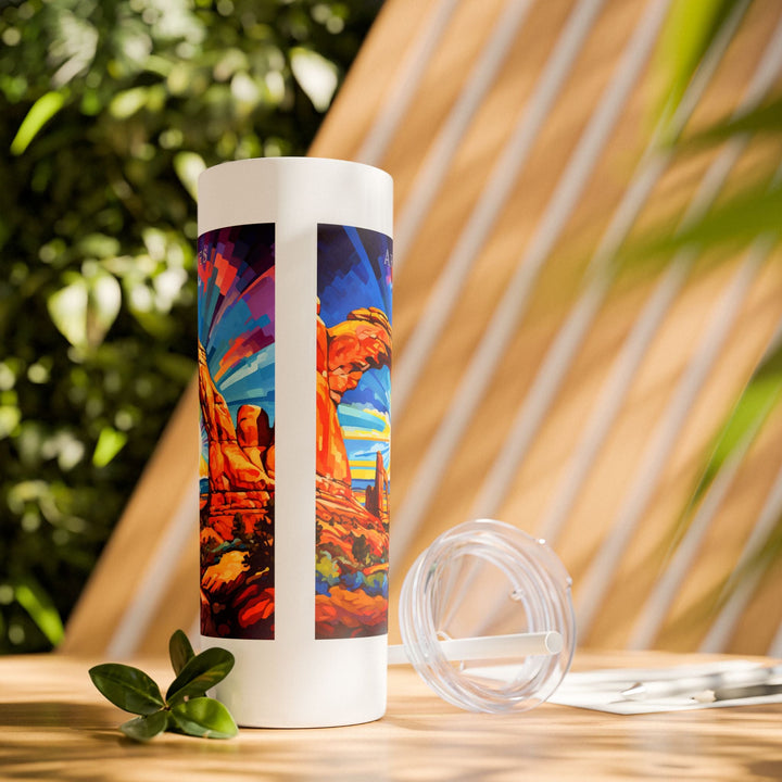 Arches National Park Skinny Tumbler, 20oz - My Nature Book Adventures