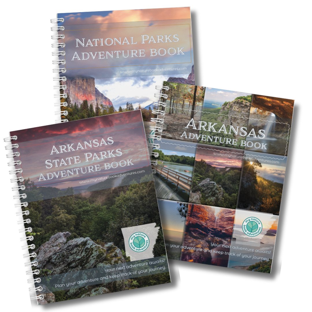 Arkansas State Parks Adventure Book + NEW Arkansas Adventure Book + National Parks Adventure Book Combo - My Nature Book Adventures