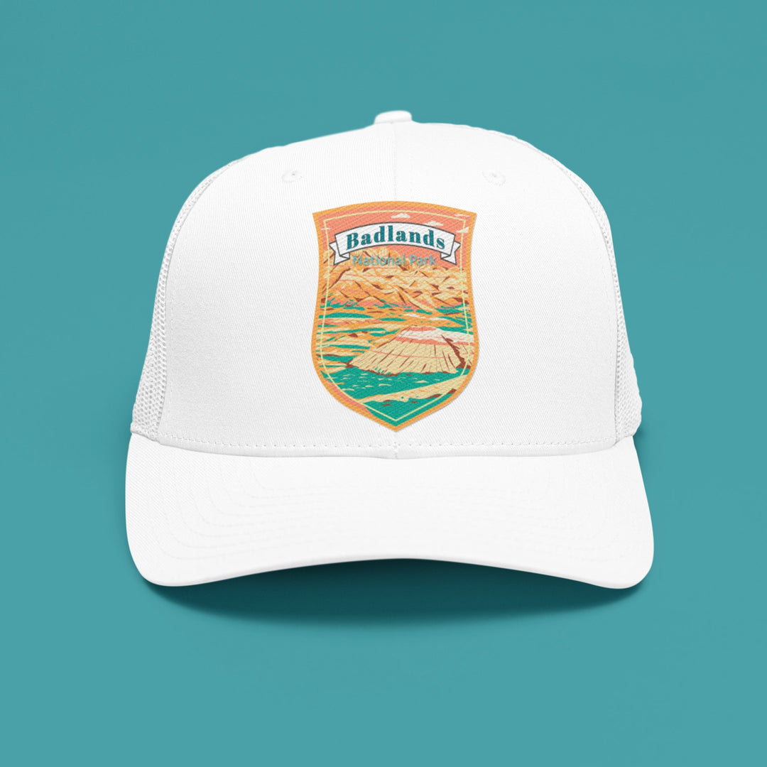 Badlands National Park Badge - Trucker Hat - My Nature Book Adventures