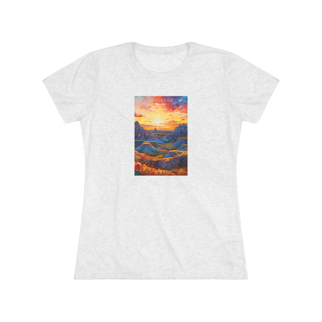 Badlands National Park Women's Triblend Tee - My Nature Book Adventures