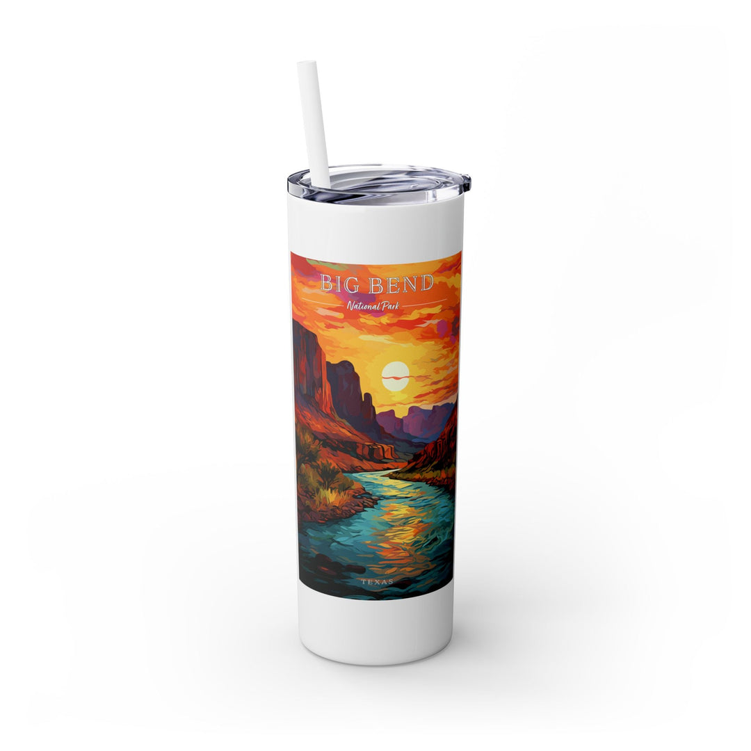 Big Bend National Park Skinny Tumbler, 20oz - My Nature Book Adventures