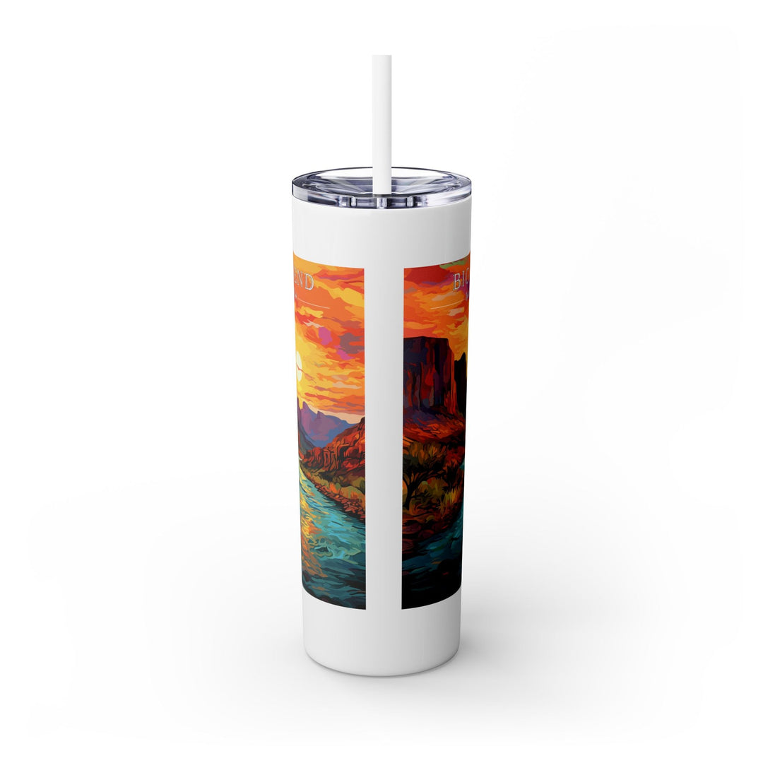 Big Bend National Park Skinny Tumbler, 20oz - My Nature Book Adventures