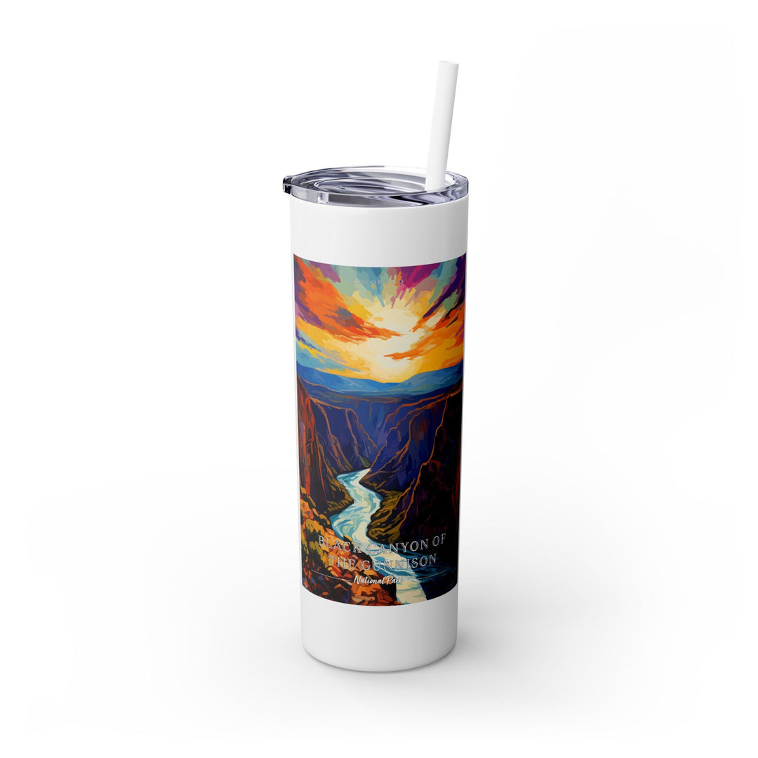 Black Canyon of the Gunnison National Park Skinny Tumbler, 20oz - My Nature Book Adventures