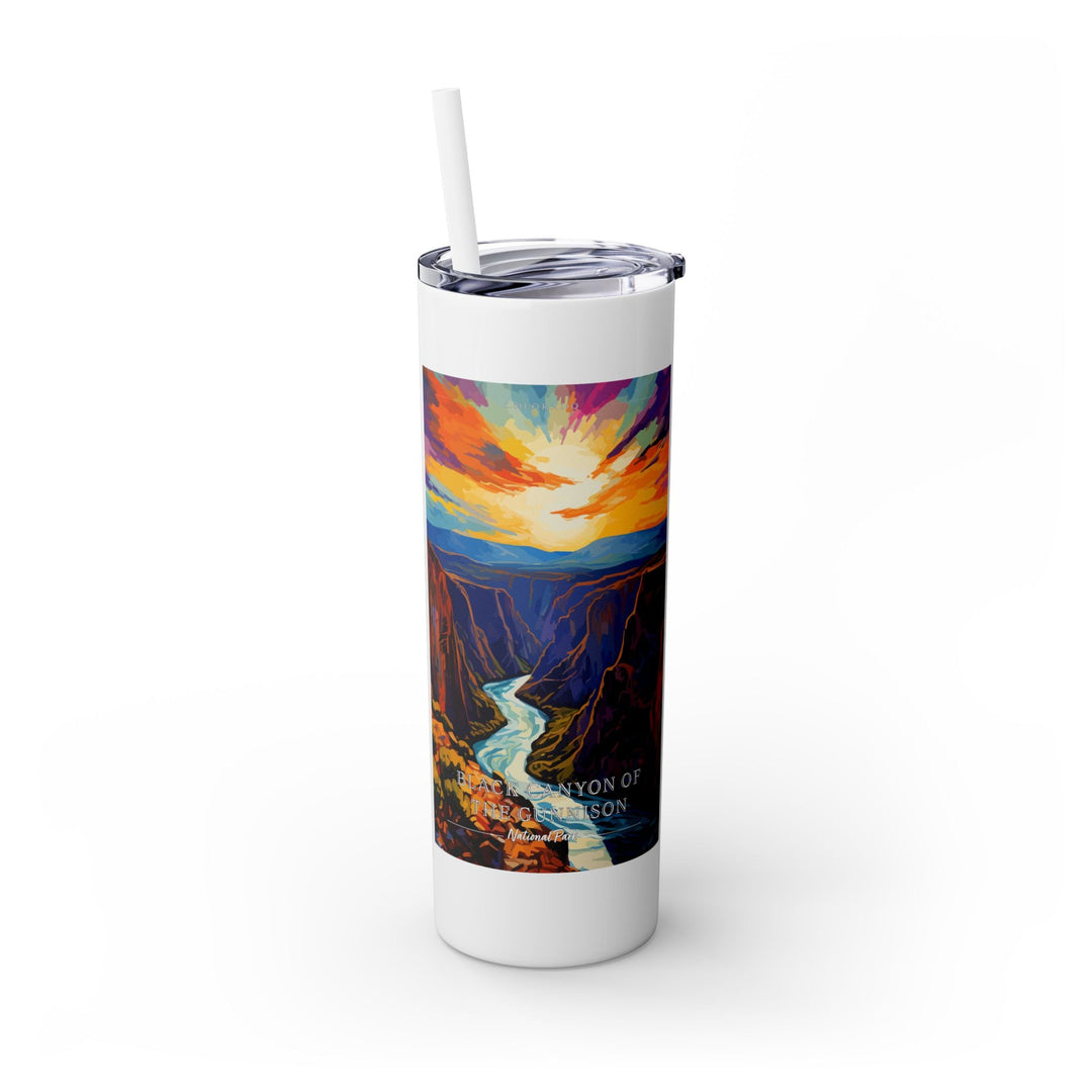 Black Canyon of the Gunnison National Park Skinny Tumbler, 20oz - My Nature Book Adventures