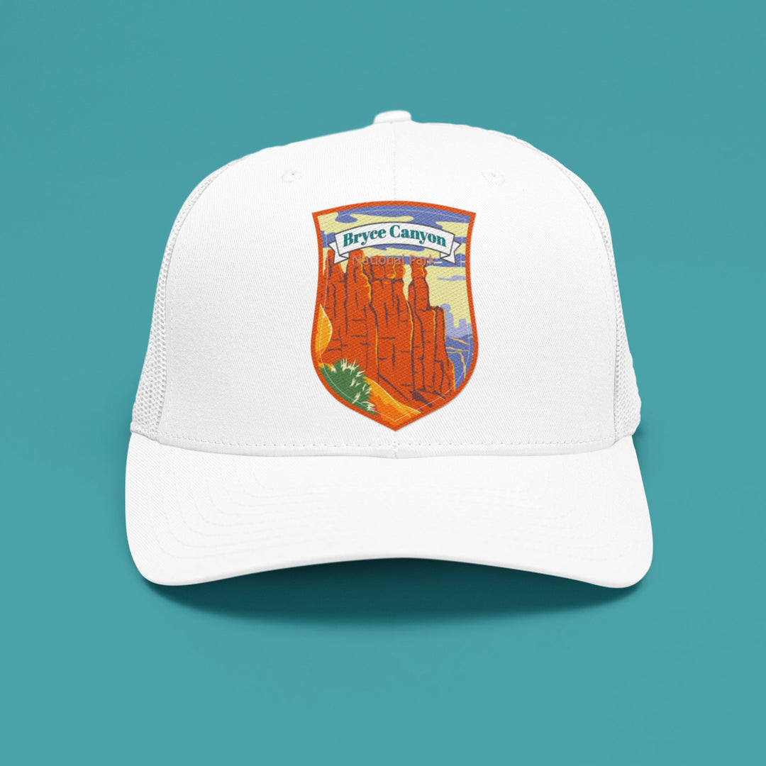 Bryce Canyon National Park Badge - Trucker Hat - My Nature Book Adventures