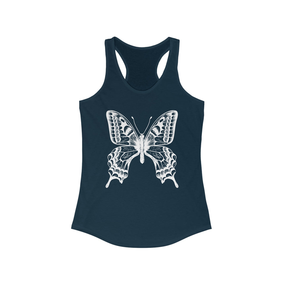 Butterfly Women's Nature Inspired Racerback Tank - My Nature Book Adventures