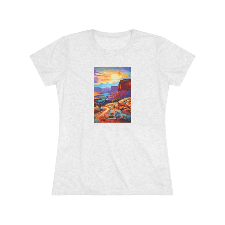 Canyonlands National Park Women's Triblend Tee - My Nature Book Adventures