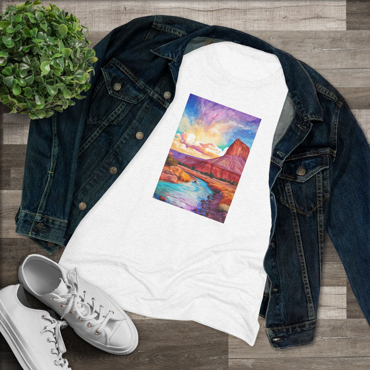 Capitol Reef National Park Women's Triblend Tee - My Nature Book Adventures