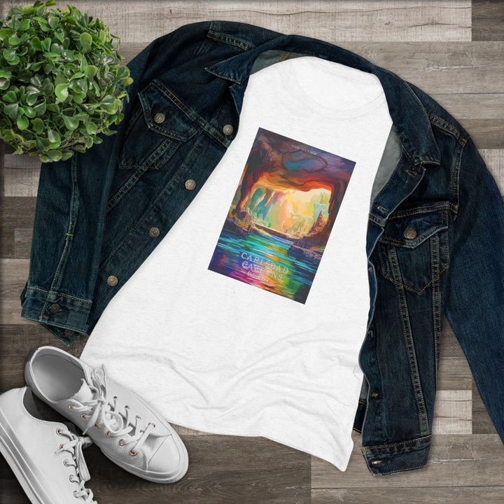 Carlsbad Caverns National Park Women's Triblend Tee - My Nature Book Adventures