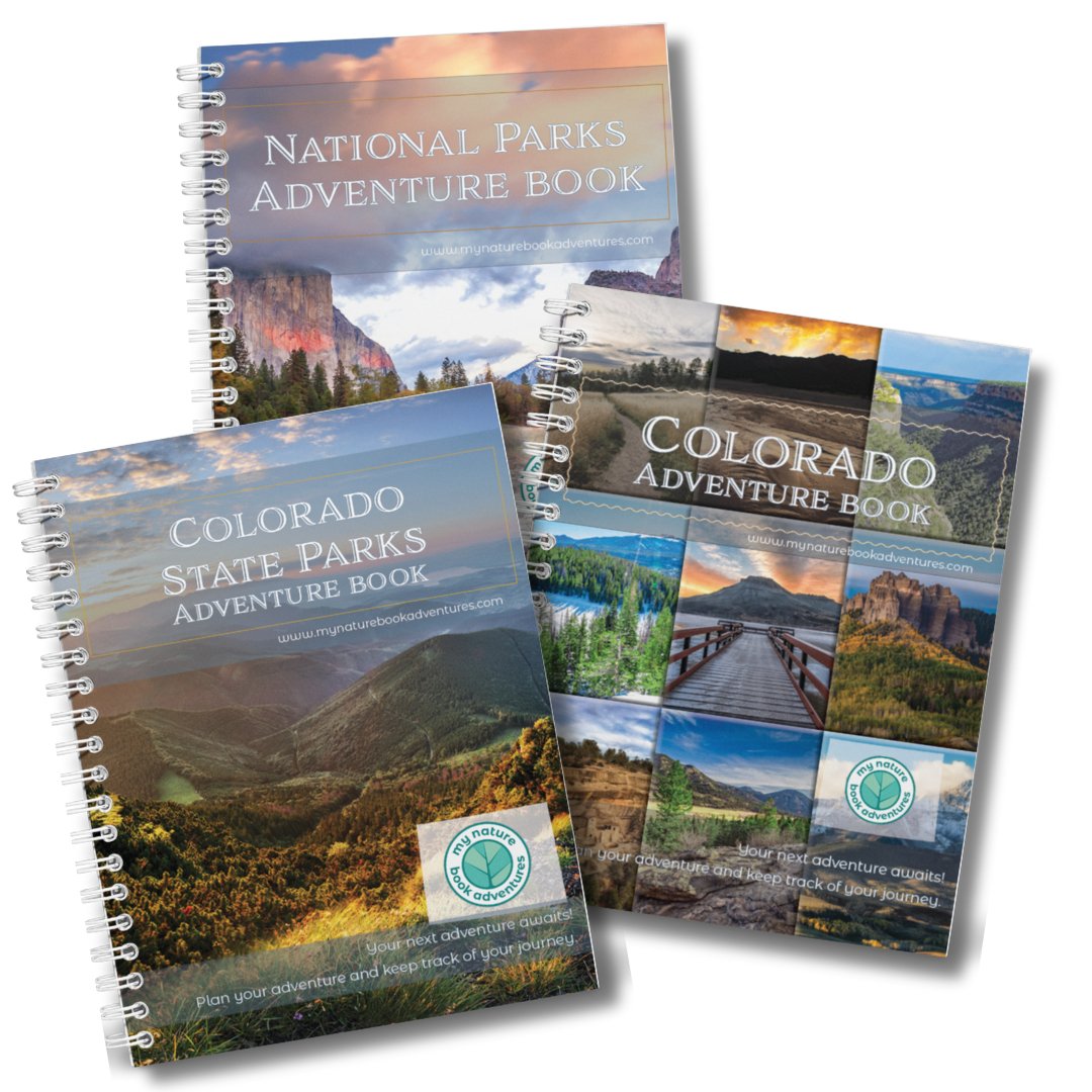 Colorado State Parks Adventure Book + NEW Colorado Adventure Book + National Parks Adventure Book Combo - My Nature Book Adventures