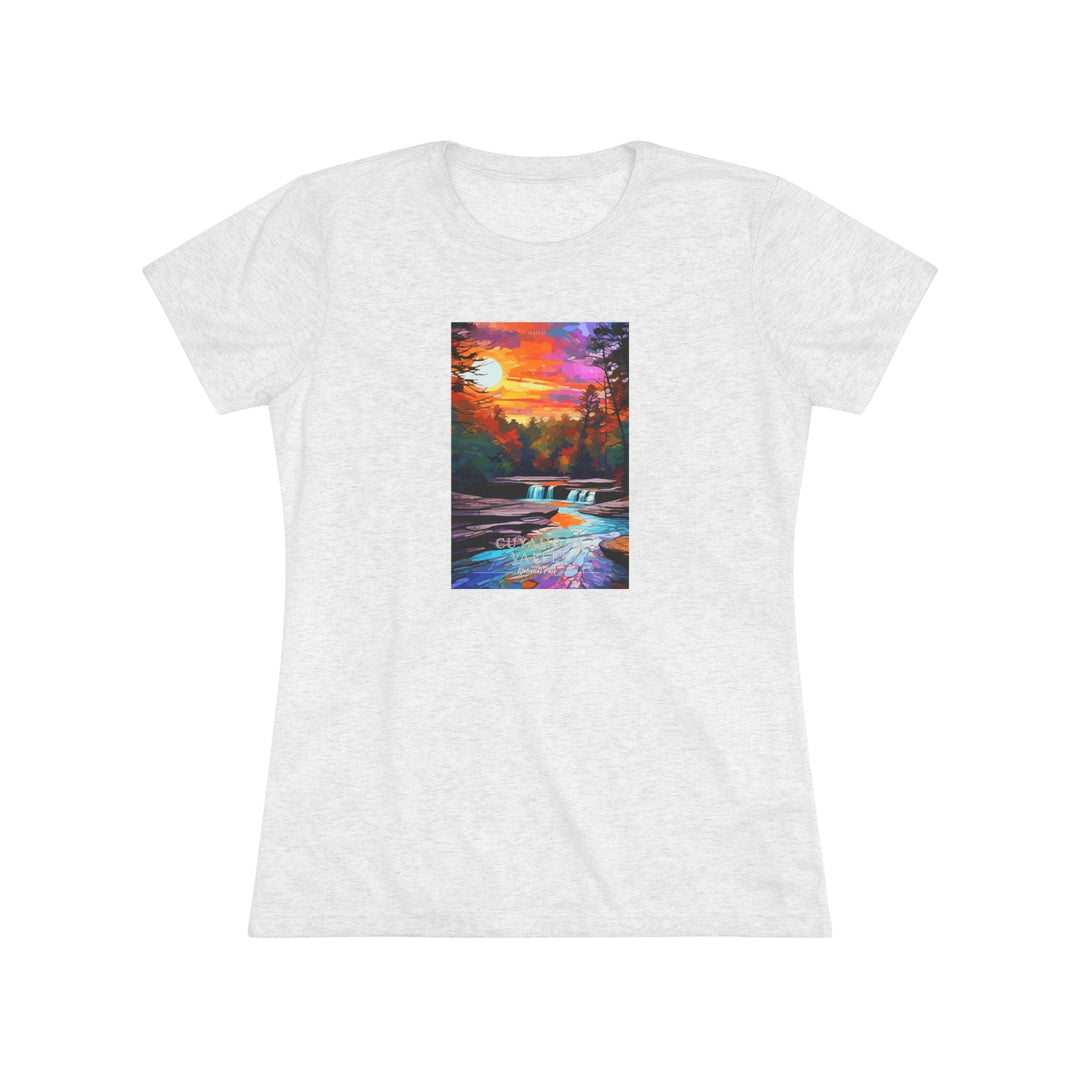 Cuyahoga National Park Women's Triblend Tee - My Nature Book Adventures