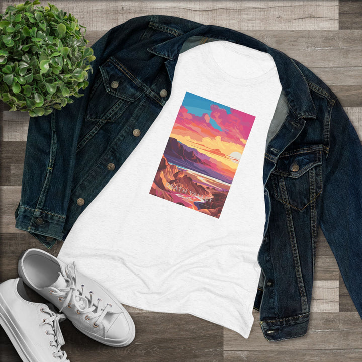 Death Valley National Park Women's Triblend Tee - My Nature Book Adventures