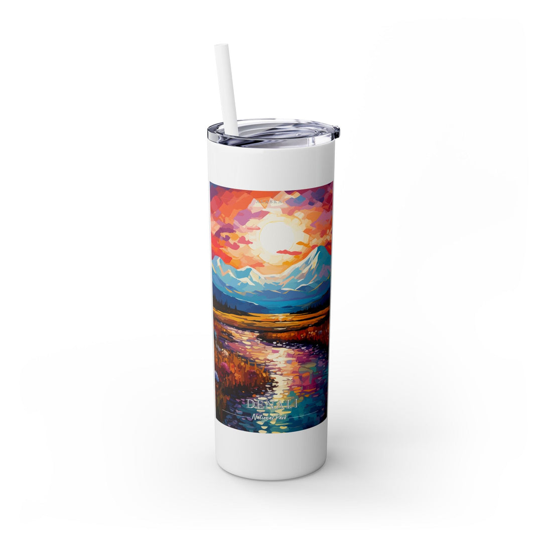 Denali National Park Skinny Tumbler, 20oz - My Nature Book Adventures