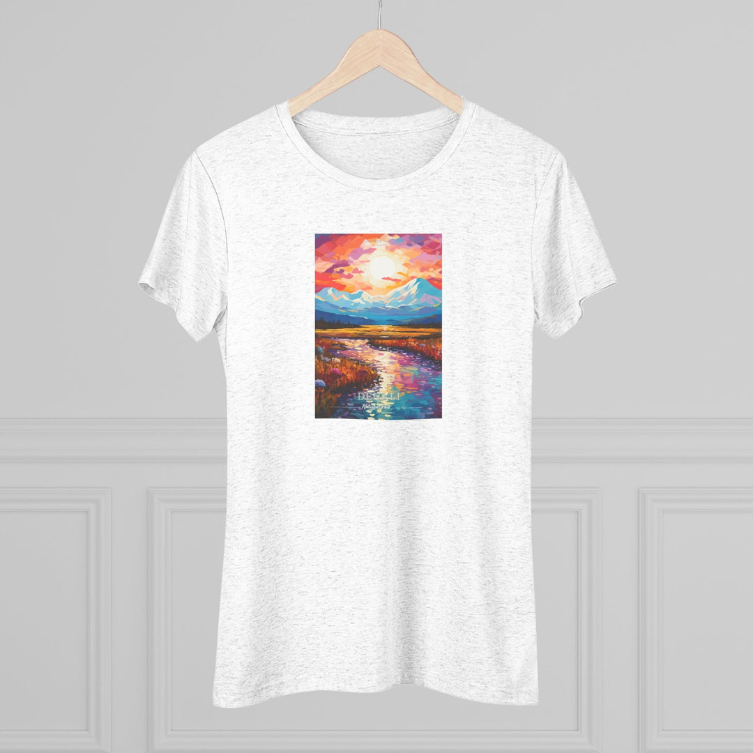 Denali National Park Women's Triblend Tee - My Nature Book Adventures