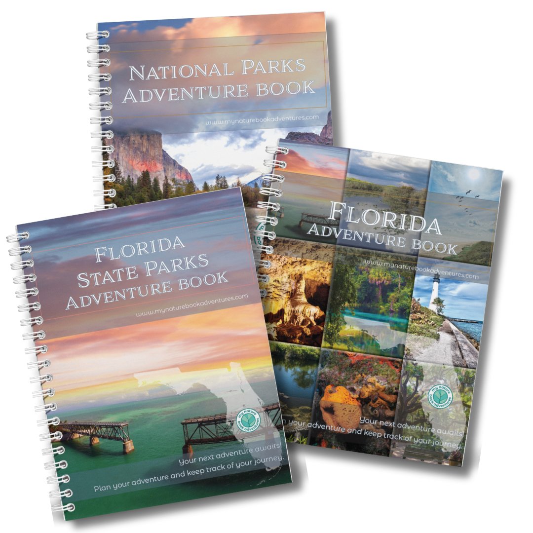 Florida State Parks Adventure Book + NEW Florida Adventure Book + National Parks Adventure Book Combo - My Nature Book Adventures