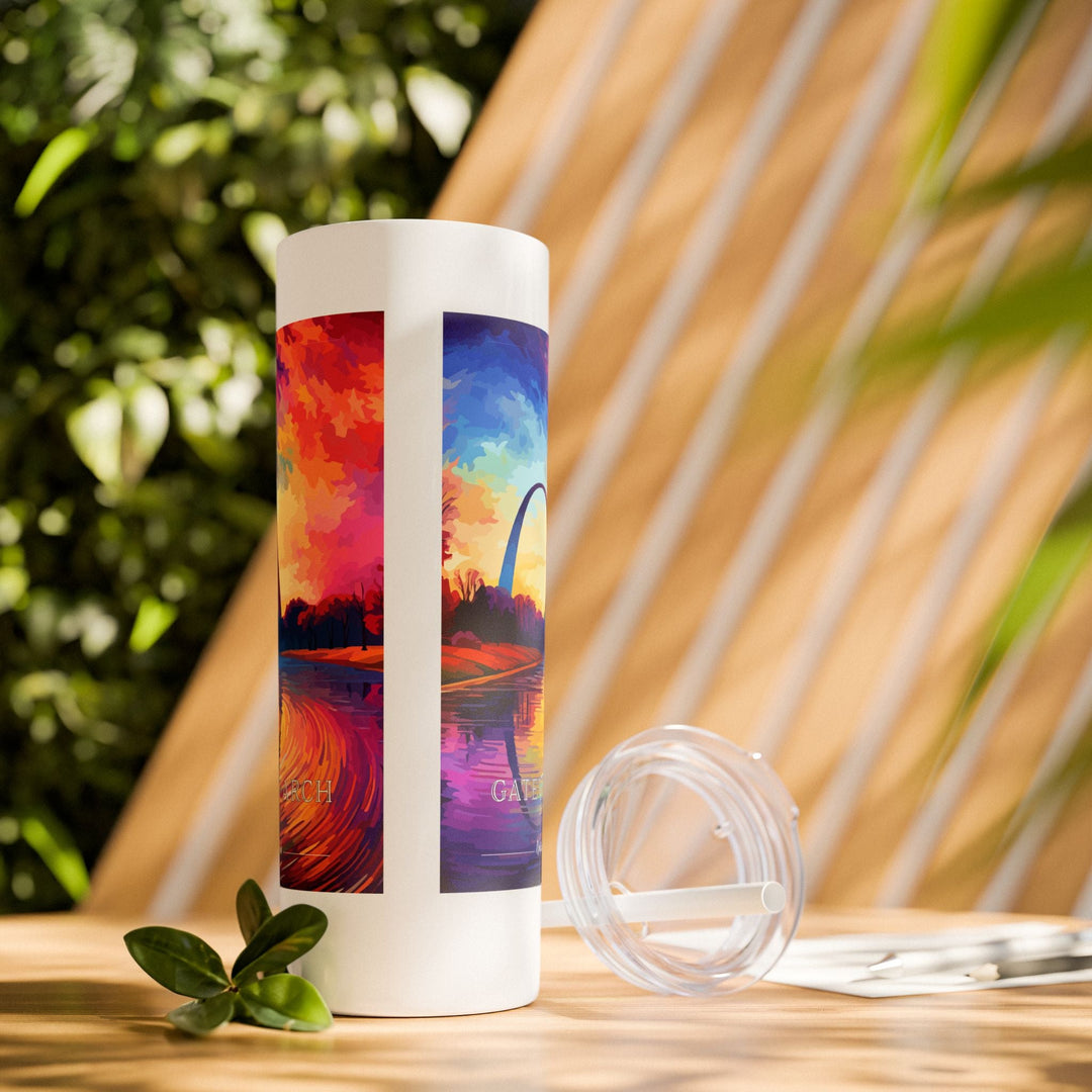 Gateway Arch National Park Skinny Tumbler, 20oz - My Nature Book Adventures