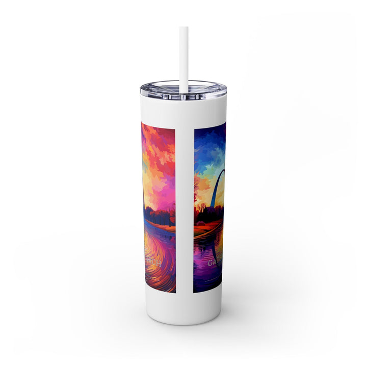 Gateway Arch National Park Skinny Tumbler, 20oz - My Nature Book Adventures