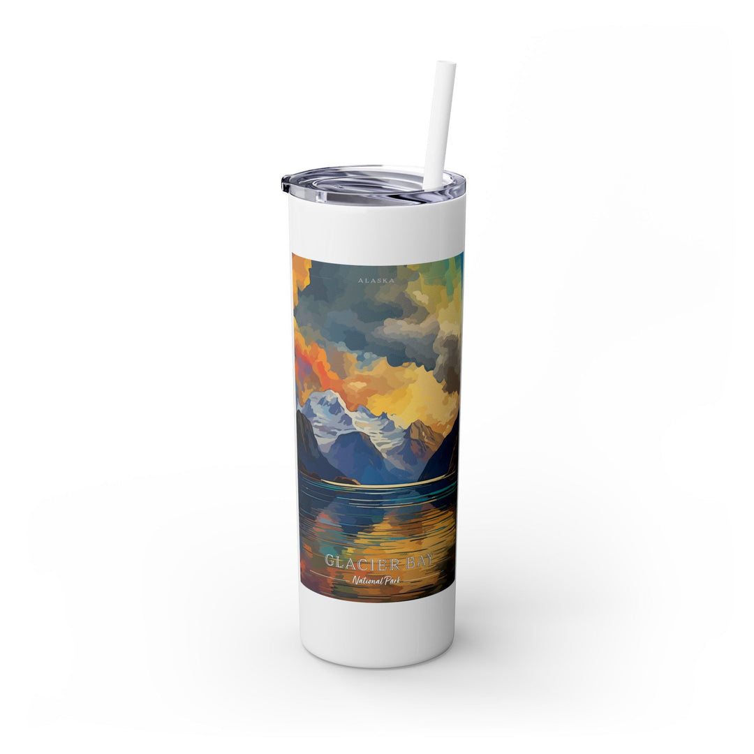 Glacier Bay National Park Skinny Tumbler, 20oz - My Nature Book Adventures