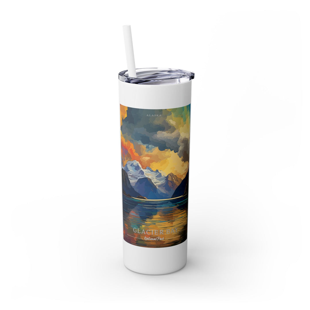 Glacier Bay National Park Skinny Tumbler, 20oz - My Nature Book Adventures