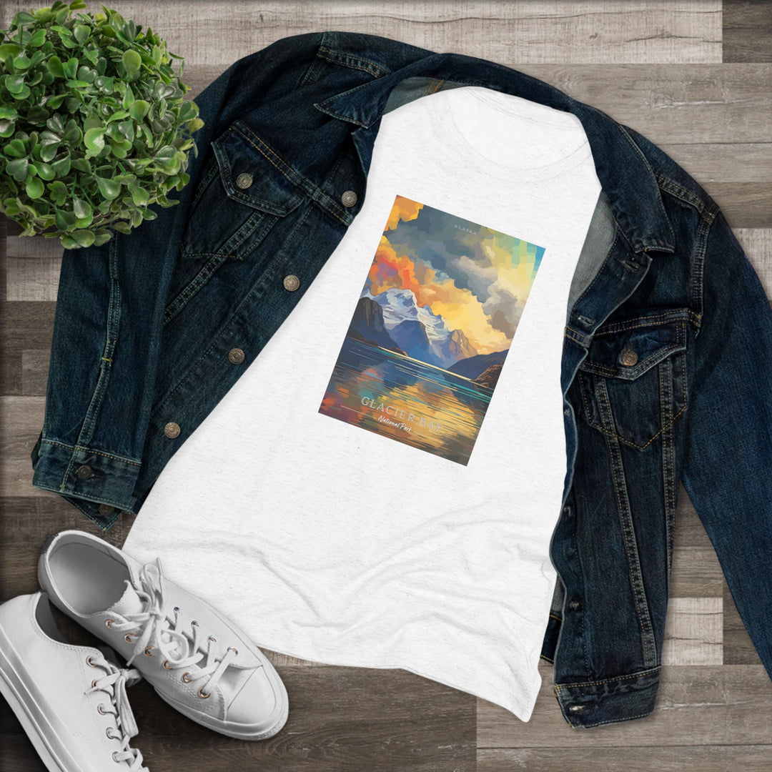 Glacier Bay National Park Women's Triblend Tee - My Nature Book Adventures