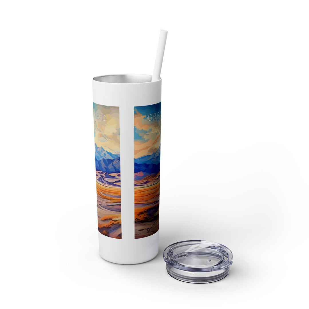 Great Sand Dunes National Park Skinny Tumbler, 20oz - My Nature Book Adventures