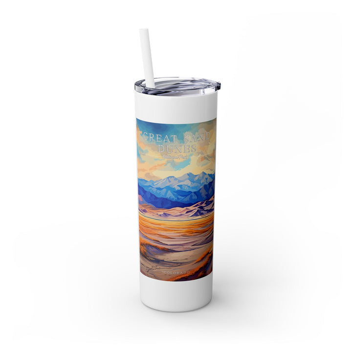 Great Sand Dunes National Park Skinny Tumbler, 20oz - My Nature Book Adventures