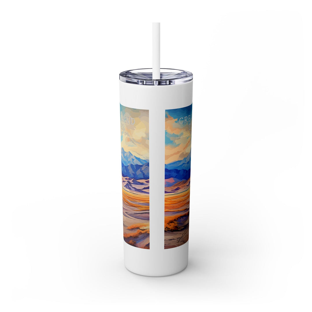 Great Sand Dunes National Park Skinny Tumbler, 20oz - My Nature Book Adventures