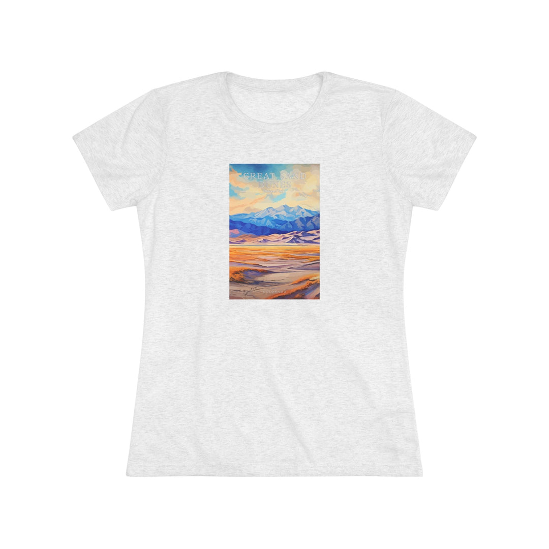 Great Sand Dunes National Park Women's Triblend Tee - My Nature Book Adventures