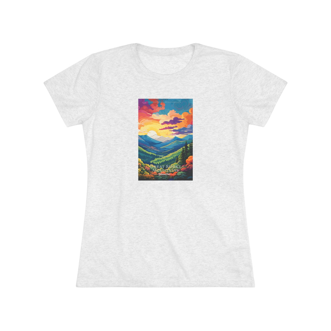 Great Smoky Mountains National Park Women's Triblend Tee - My Nature Book Adventures