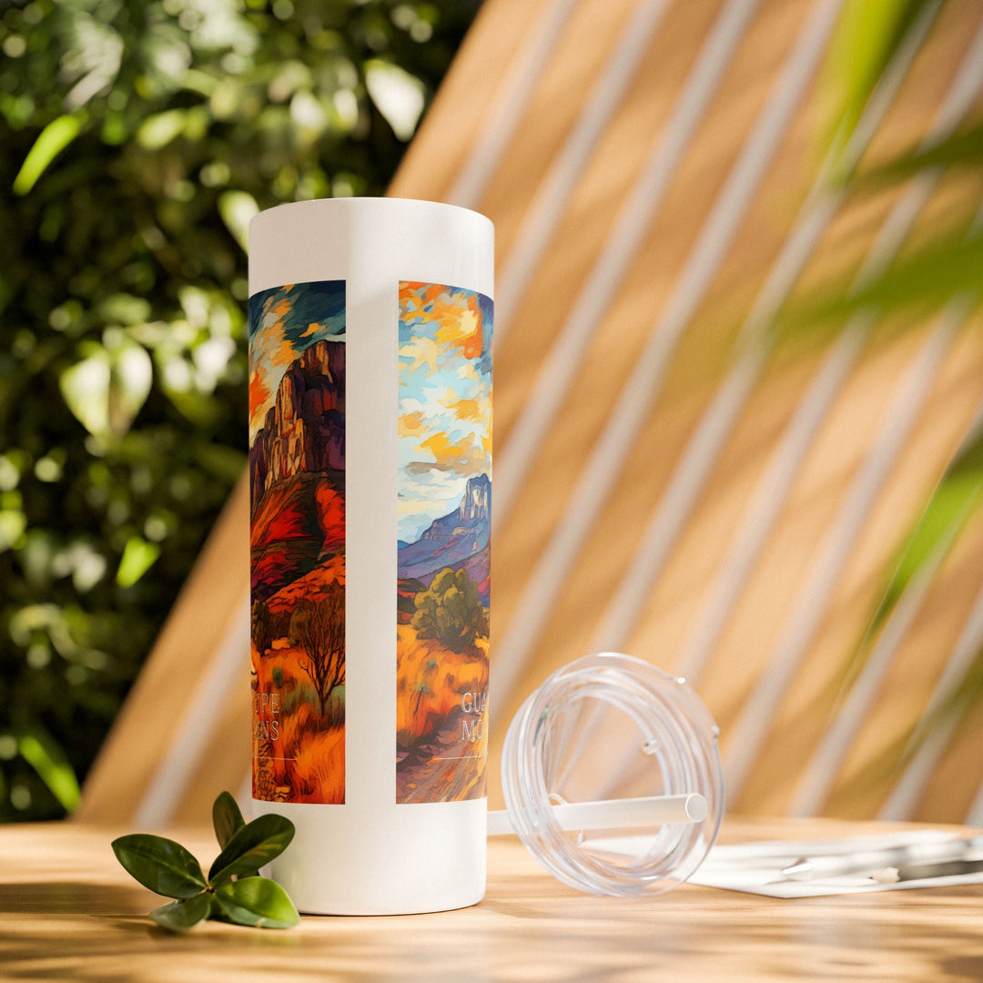 Guadalupe Mountains National Park Skinny Tumbler, 20oz - My Nature Book Adventures