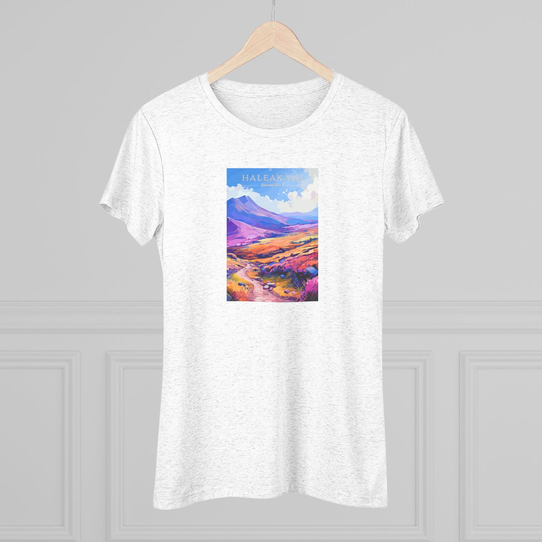 Haleakala National Park Women's Triblend Tee - My Nature Book Adventures