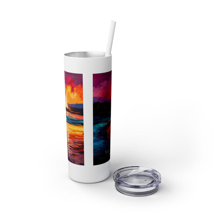 Hawaii Volcanoes National Park Skinny Tumbler, 20oz - My Nature Book Adventures