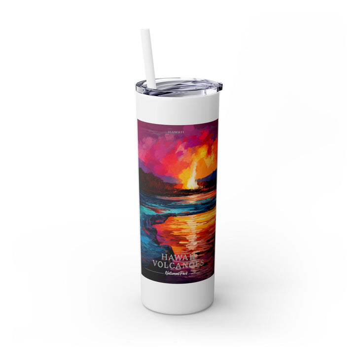 Hawaii Volcanoes National Park Skinny Tumbler, 20oz - My Nature Book Adventures