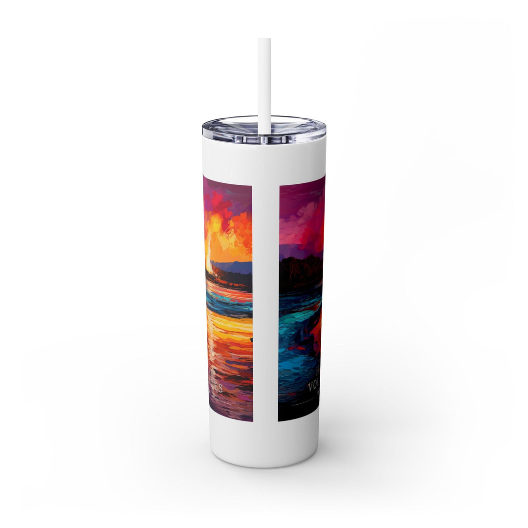 Hawaii Volcanoes National Park Skinny Tumbler, 20oz - My Nature Book Adventures