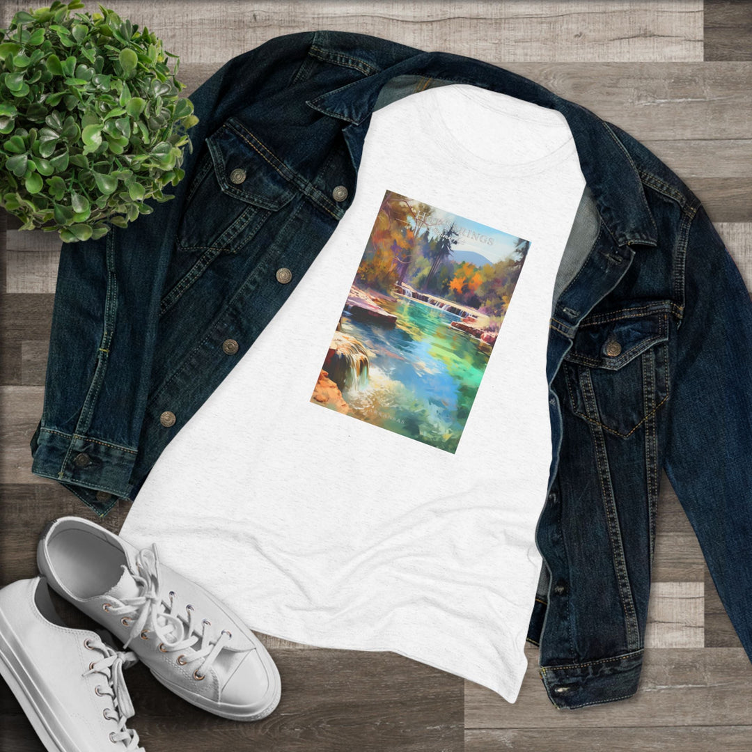 Hot Springs National Park Women's Triblend Tee - My Nature Book Adventures