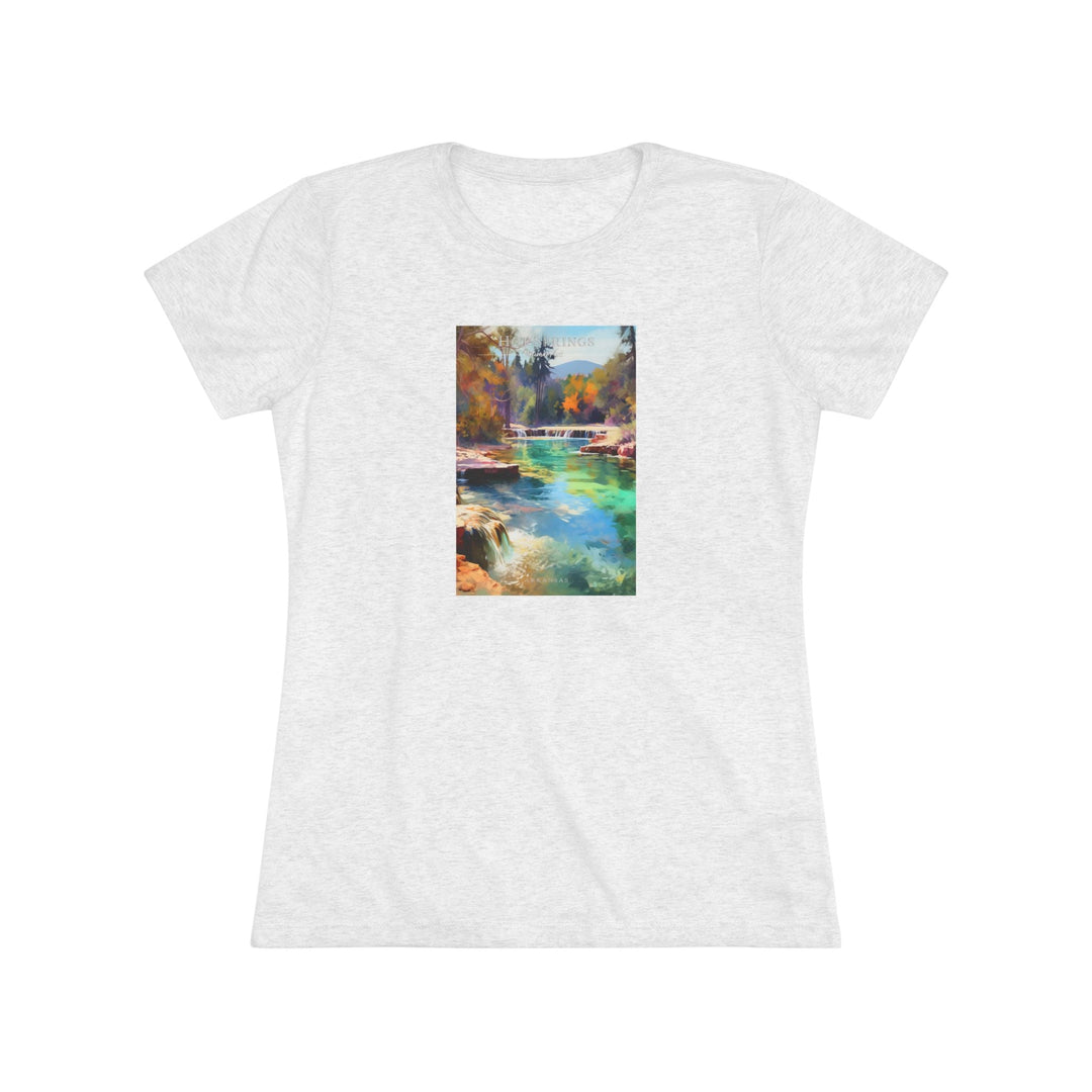 Hot Springs National Park Women's Triblend Tee - My Nature Book Adventures