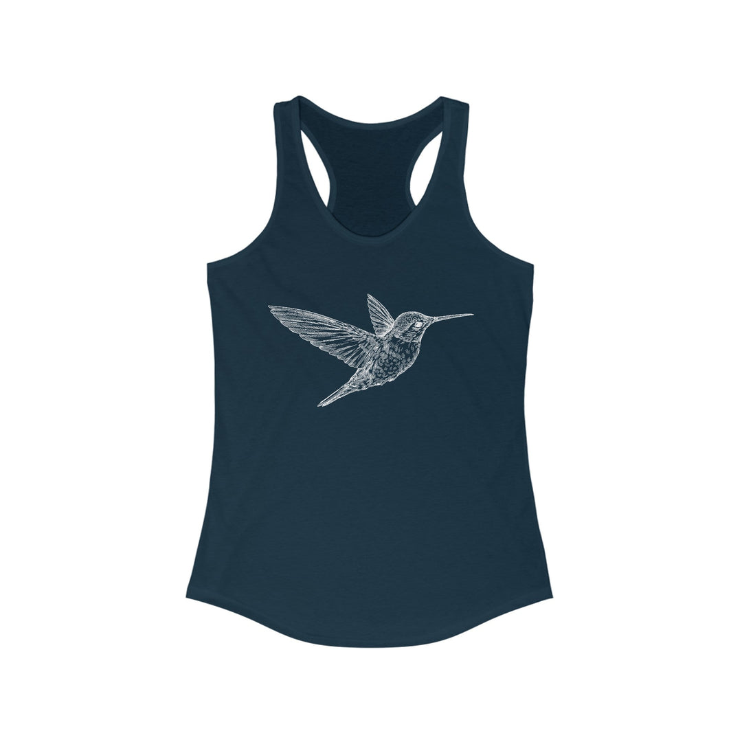 Hummingbird Women's Nature Inspired Racerback Tank - My Nature Book Adventures