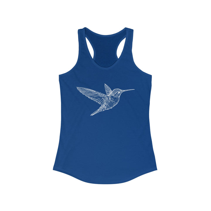 Hummingbird Women's Nature Inspired Racerback Tank - My Nature Book Adventures