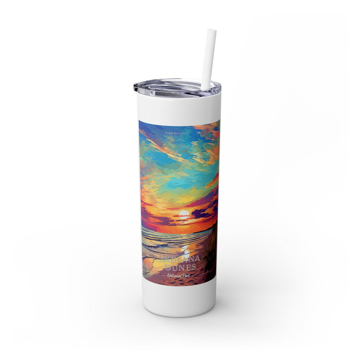 Indiana Dunes National Park Skinny Tumbler, 20oz - My Nature Book Adventures