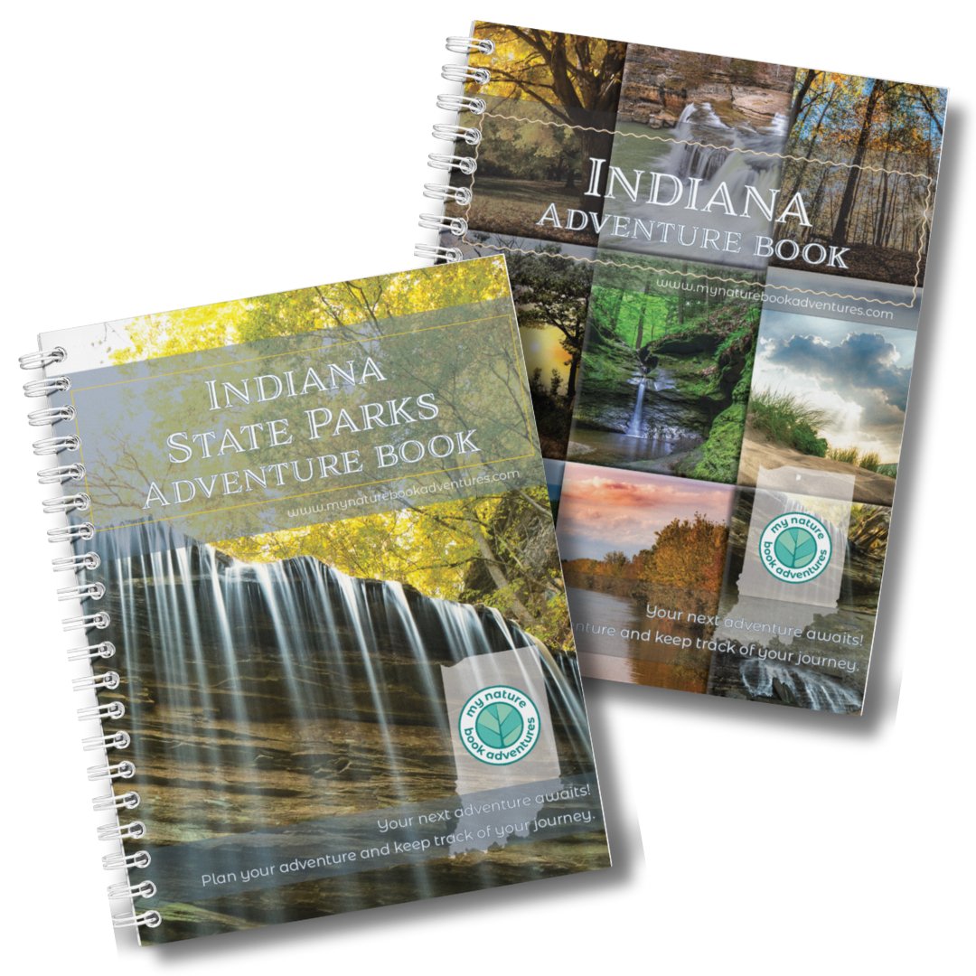 Indiana State Parks Adventure Book + NEW Indiana Adventure Book Combo - My Nature Book Adventures