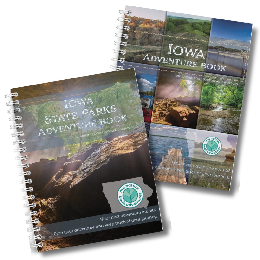 Iowa State Parks Adventure Book + NEW Iowa Adventure Book Combo - My Nature Book Adventures