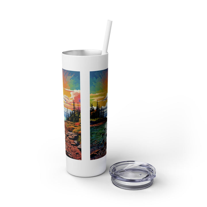 Isle Royale National Park Skinny Tumbler, 20oz - My Nature Book Adventures