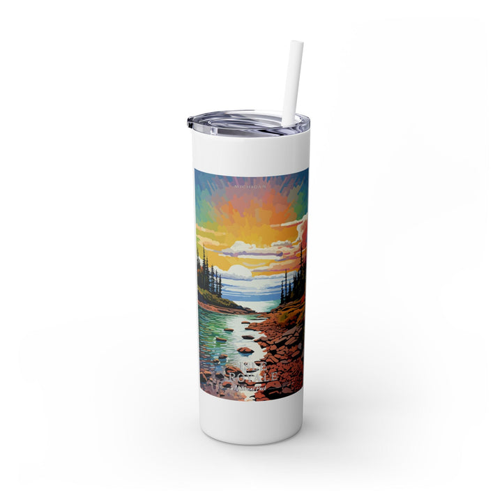 Isle Royale National Park Skinny Tumbler, 20oz - My Nature Book Adventures